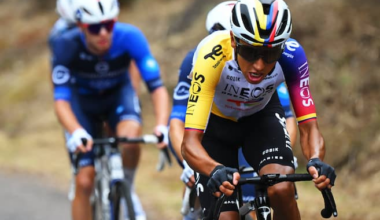 Egan Bernal y Sergio Higuita, protagonistas en la victoria de Pogacar en Italia