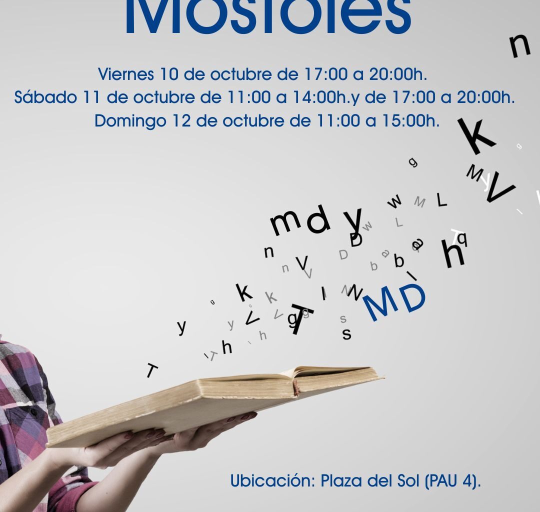 El Ayuntamiento organiza la II Feria del Libro en la Plaza del Sol de Móstoles