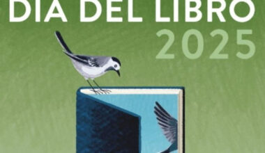 Cartel del Día del Libro 2025, diseñado por Pep Montserrat
