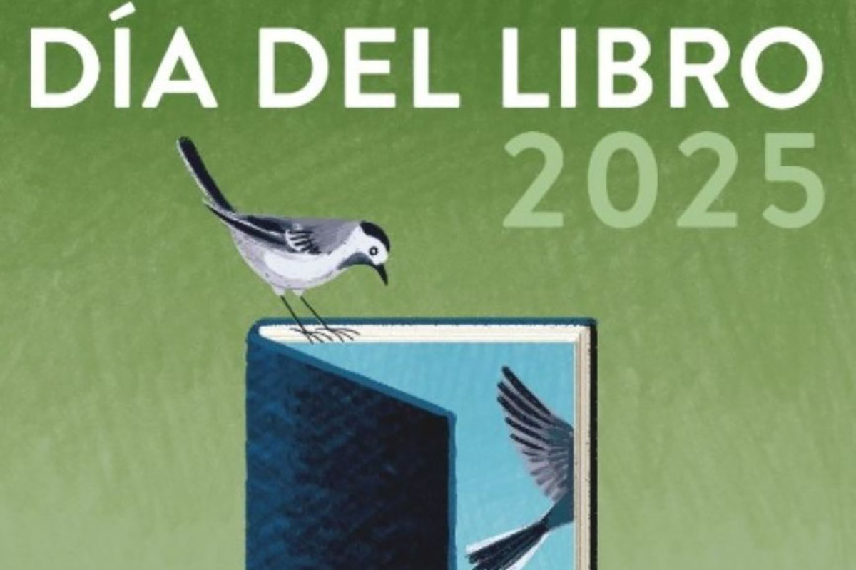 Cartel del Día del Libro 2025, diseñado por Pep Montserrat