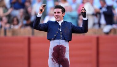 Solo Talavante y un ejemplar de Domingo Hernández en el homenaje a los Vázquez