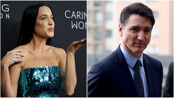 Justin Trudeau y Katy Perry