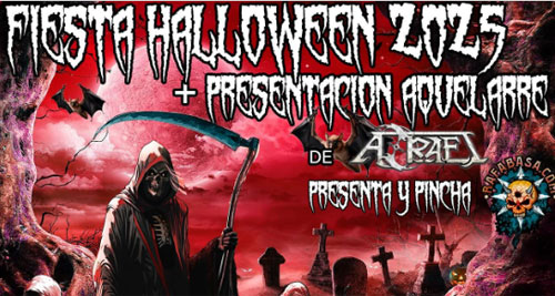 Fiesta Presentación de su nuevo álbum "Aquelarre" la noche del 31 de octubre, Halloween, en GRANADA