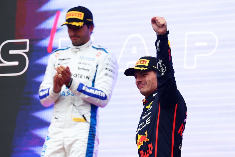 Max Verstappen (Red Bull) en el Gran Premio de Azerbaiyán
