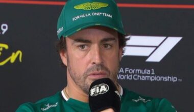 "POBRE", la contundente crítica de Alonso a la transmisión de la Fórmula 1