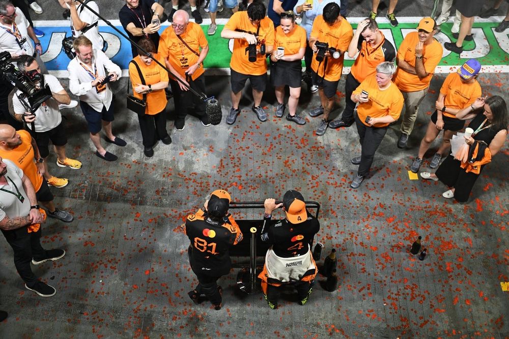 Lando Norris, McLaren, Oscar Piastri, McLaren