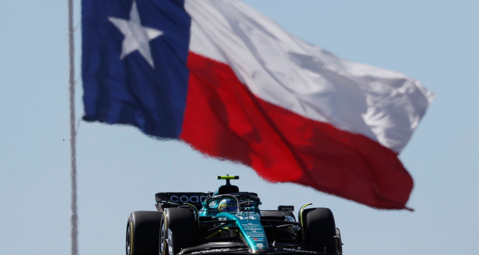 Fernando Alonso en el GP de los Estados Unidos 2023.