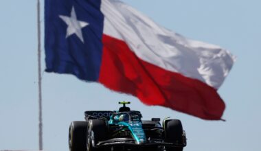 Fernando Alonso en el GP de los Estados Unidos 2023.