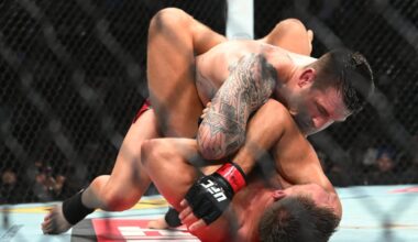 UFC Fight Night: La detención en la esquina le da a Brendan Allen la victoria sobre Reinier de Ridder