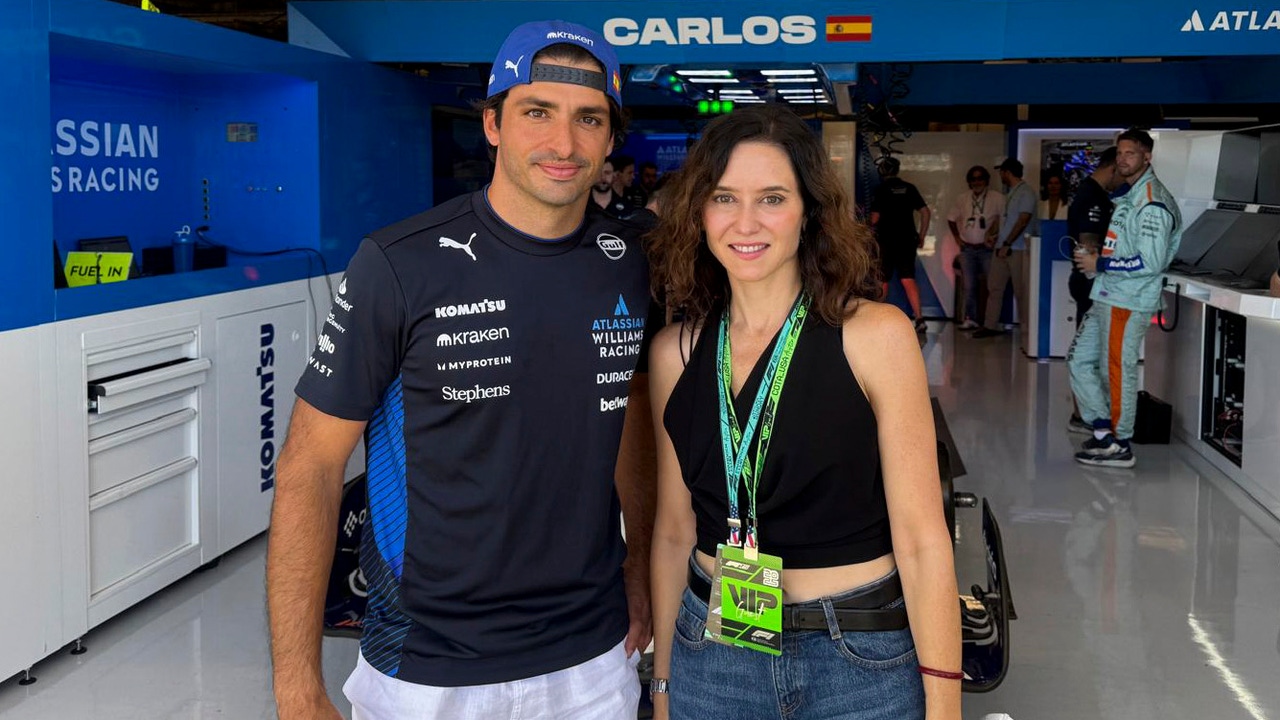 Ayuso destaca en Austin la expectación por la F1 en Madrid y anuncia el inminente asfaltado del circuito