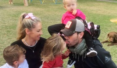 así ha posado la extenista junto a los pequeños para celebrar Halloween