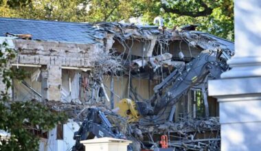 Trump demuele parte de la Casa Blanca para construir un nuevo salón de baile