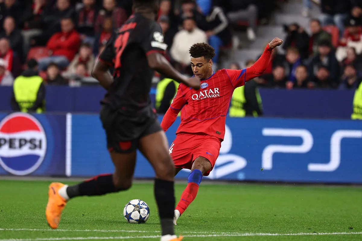 Doué y Dembelé lideran el festival del PSG en Leverkusen - El Mundo