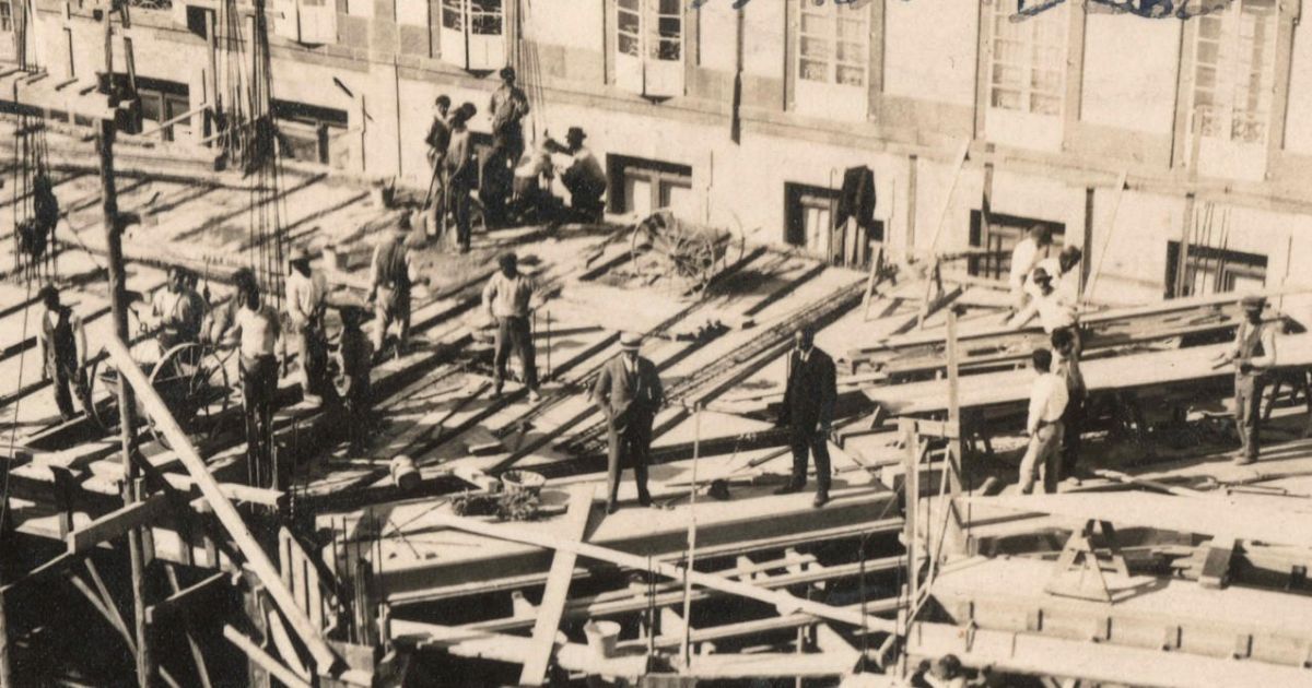 Una investigación desvela que el Banco Pastor de A Coruña no se levantó sobre pilotes de madera