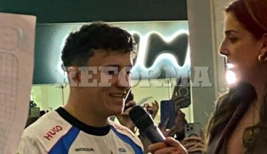 Arropa afición mexicana a Isack Hadjar