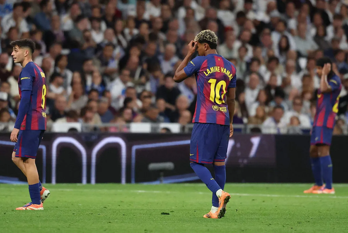 El peor clásico de Lamine Yamal: sin brillo, sin gol y protagonista de la tangana final - El Mundo