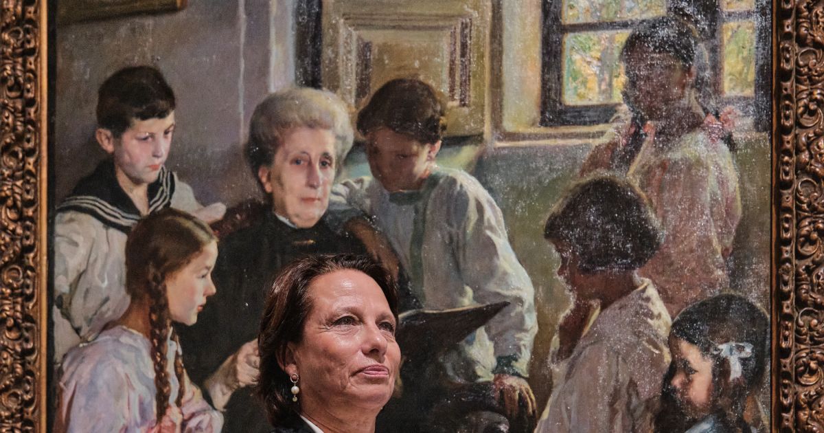 Las nietas de Álvarez de Sotomayor lo recuerdan como un pintor lleno de bondad