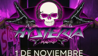 La Sala HYSTERIA de MADRID regresa el 1 de Noviembre