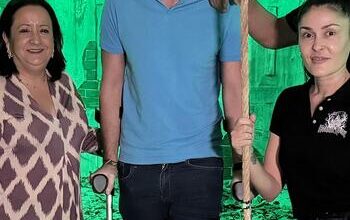 Visita municipal a “La Casa Maldita” el día antes de su inauguración