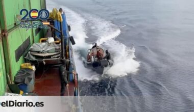 Interceptado a 600 millas de Canarias un buque con varias toneladas de cocaína con destino Galicia