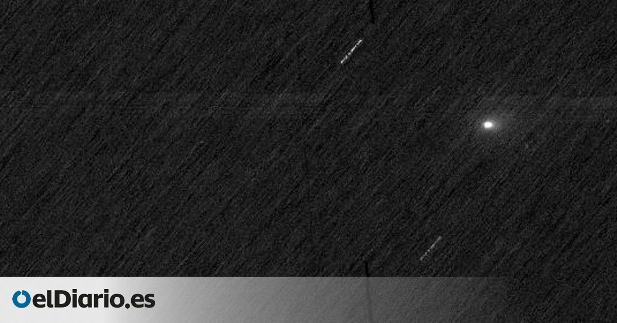 Nuevas fotografías del cometa interestelar 3I/ATLAS a su paso por Marte de camino al Sol