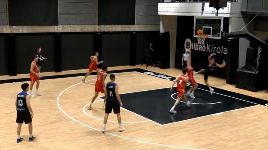 La increíble canasta sobre la bocina con la que el Bilbao Basket logró su primer triunfo en la Liga U