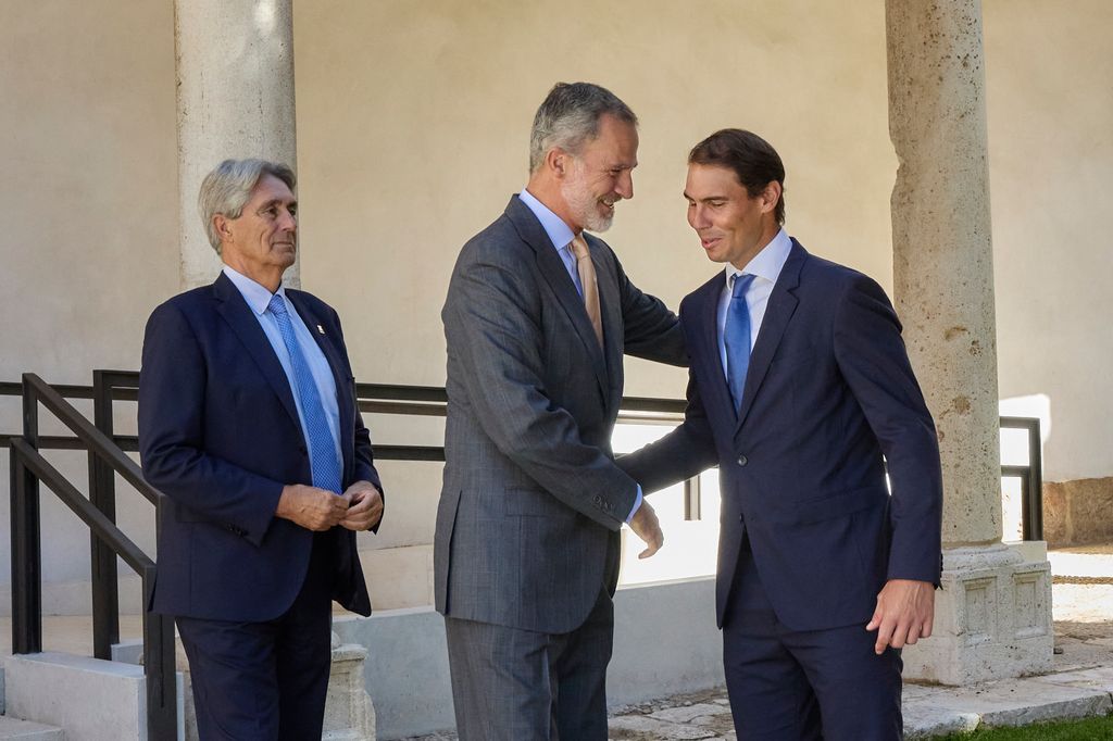 El rey Felipe con Rafa Nadal en 2022