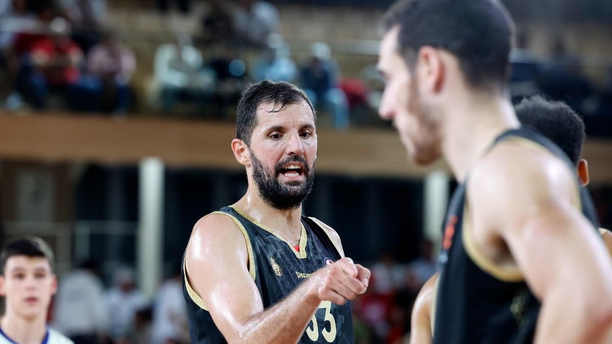Nikola Mirotic, en un partido con el Mónaco