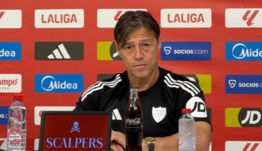 Almeyda rechaza la idea de García Pimienta con Juanlu: "No, no. Haría un experimento"