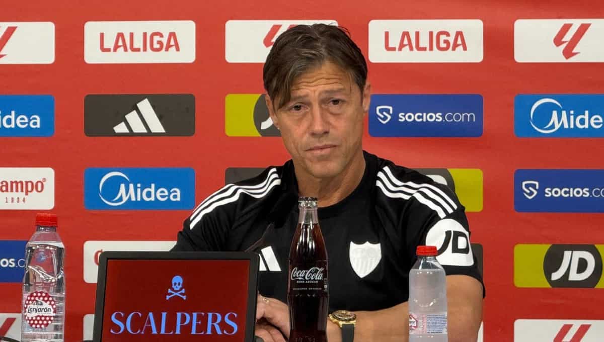 Almeyda rechaza la idea de García Pimienta con Juanlu: "No, no. Haría un experimento"