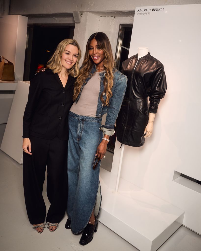 Marta Ortega, junto a la supermodelo Naomi Campbell.
