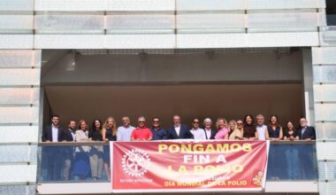 Benidorm se une al Club Rotario en su campaña por el Día Mundial para la Erradicación de la Polio