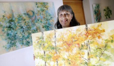 "Galdo me inspira muchísimo para pintar porque estoy metida en la vida"