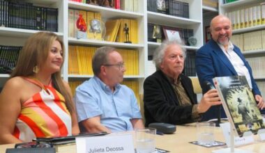 El escritor madrileño Jesús Benítez presenta en Madrid su libro Conversaciones con mi abuelo Andrés