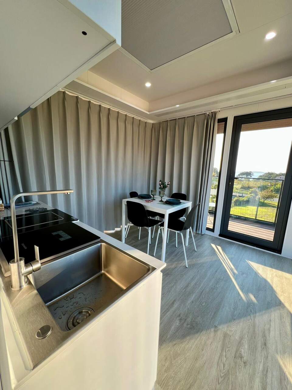 Interior de una casa cápsula. CEDIDA