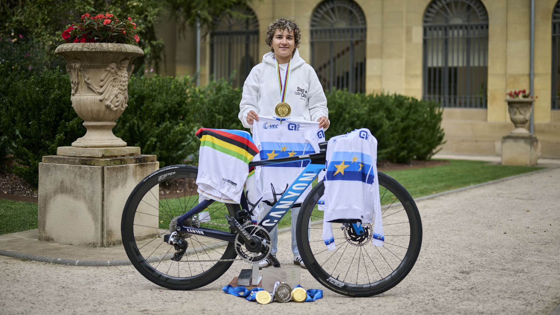 Paula Ostiz, la ciclista navarra campeona mundial que quiere disfrutar del camino