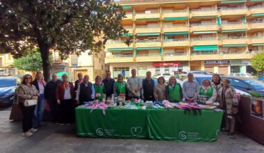 Apoyo social e institucional en Graus en el Día del Cáncer de Mama