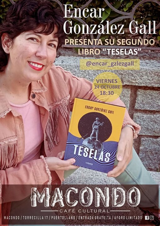 Encar González Gall presenta su segundo libro este viernes en el Café 'Macondo' de Puertollano