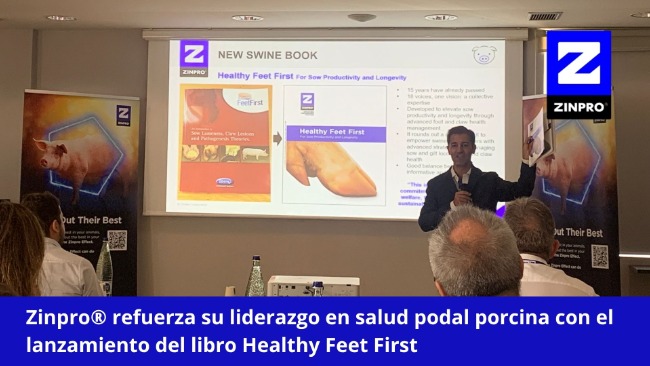 Zinpro® refuerza su liderazgo en salud podal porcina con el lanzamiento del libro Healthy Feet First - Zinpro Corporation