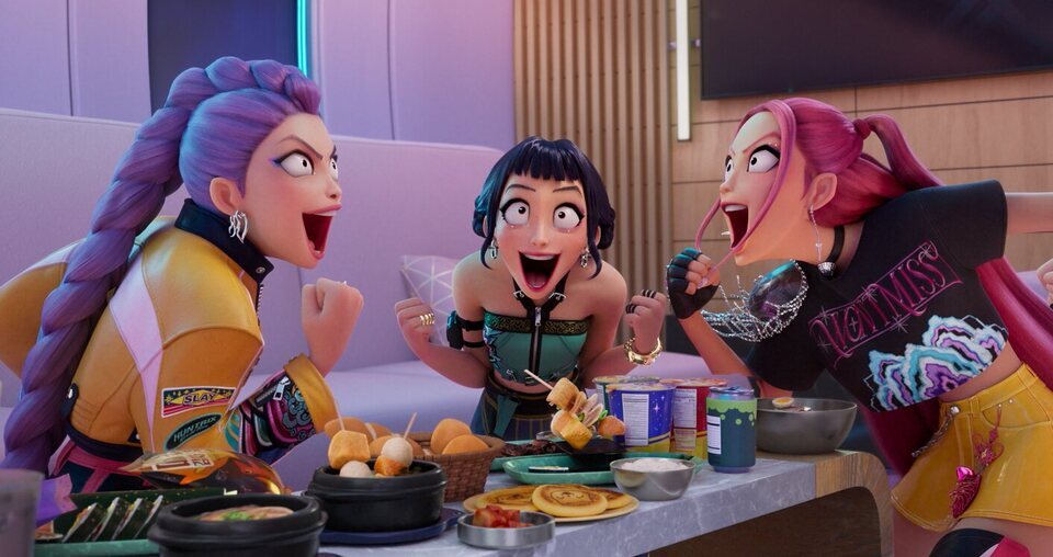 Las chicas de HUNTR/X en la intimidad