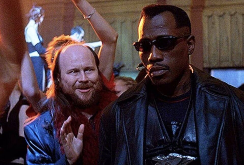 Santiago Segura con Wesley Snipes en 'Blade II'