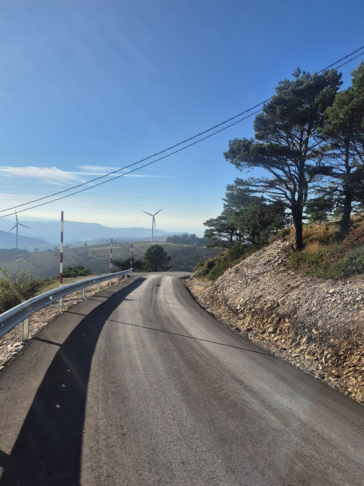 Estado en que quedó la vía tras las obras.