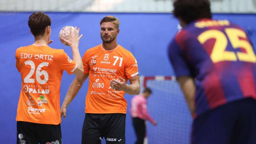 Imagen del último partido en casa del Trasmapi HC Eivissa.