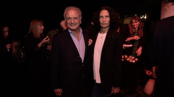 El empresario Beto Vijnovsky junto