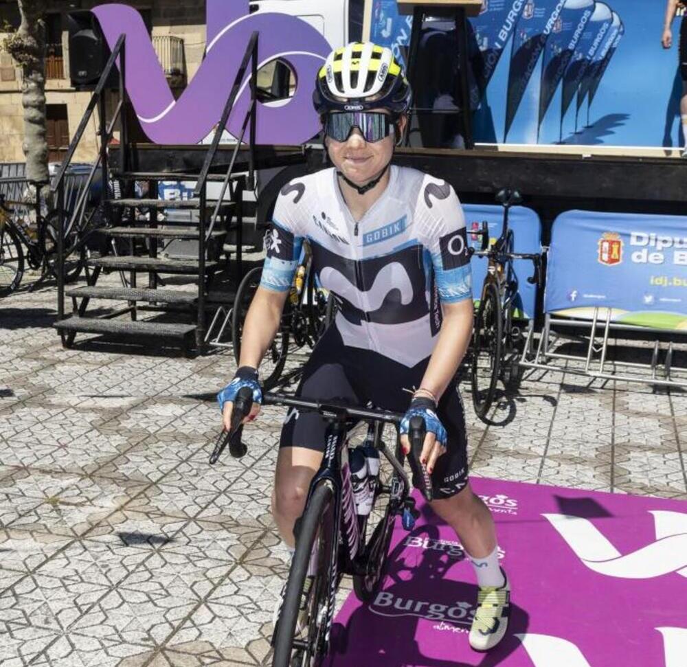 Tres años más para la ciclista arandina Sara Martín con el Movistar Team