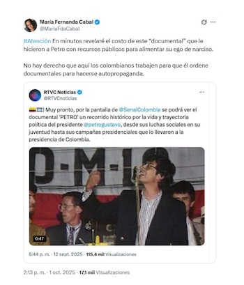 La congresista del Centro Democrático