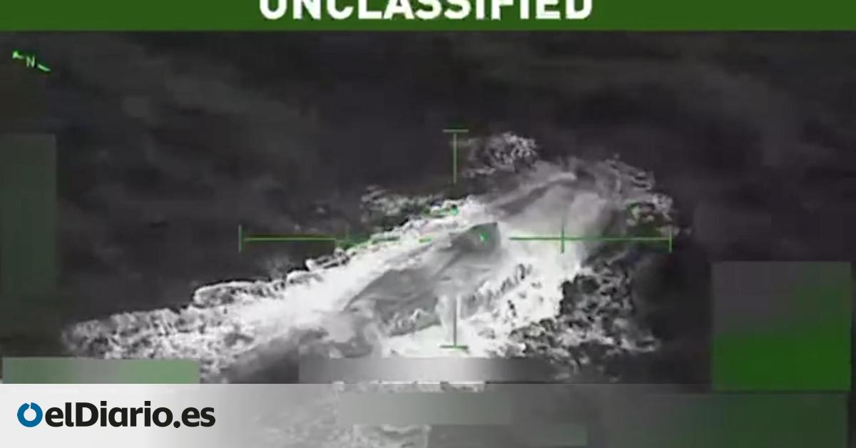 Trump afirma que devolverá a Ecuador y Colombia a los dos supervivientes tras hundir un 'narcosubmarino' en el Caribe