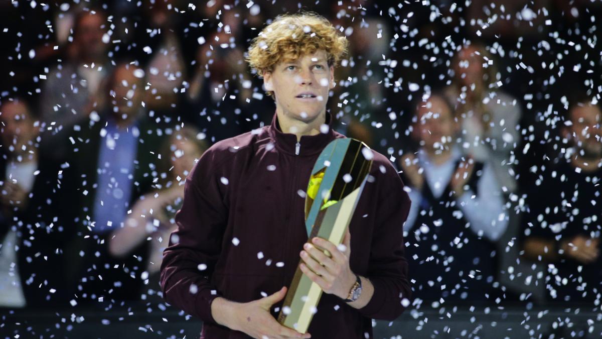 Sinner celebra el título en Viena