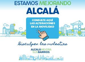 Consulte aquí las alteraciones en la movilidad derivadas de las obras que se están ejecutando en Alcalá de Henares