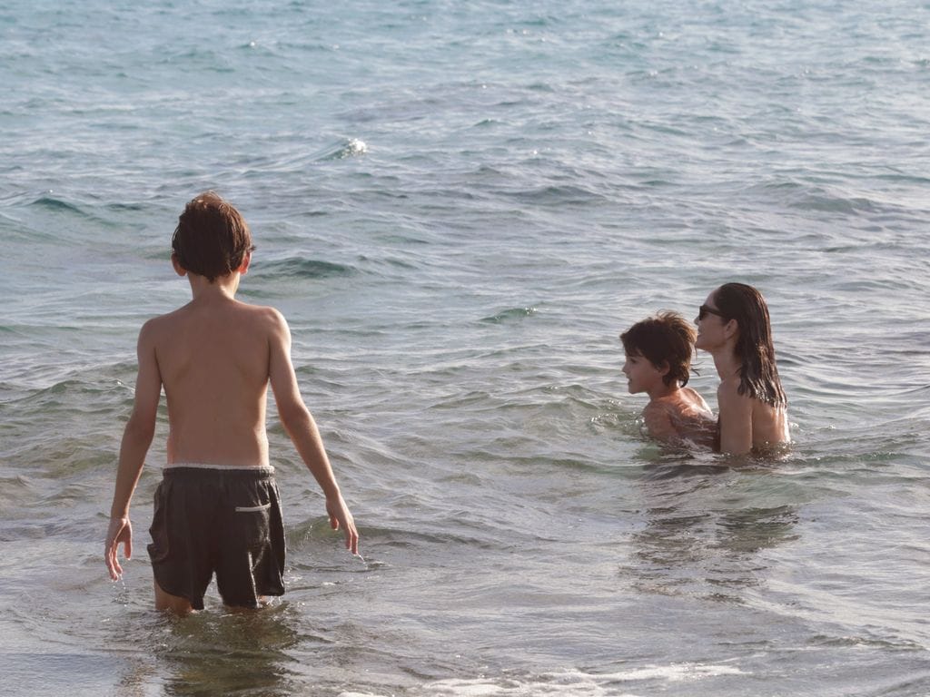 Eugenia Silva de vacaciones con sus hijos en Formentera